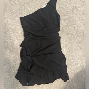 Black American threads dress